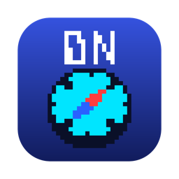 Иконка DN - DataNavigator: пиксельный компас